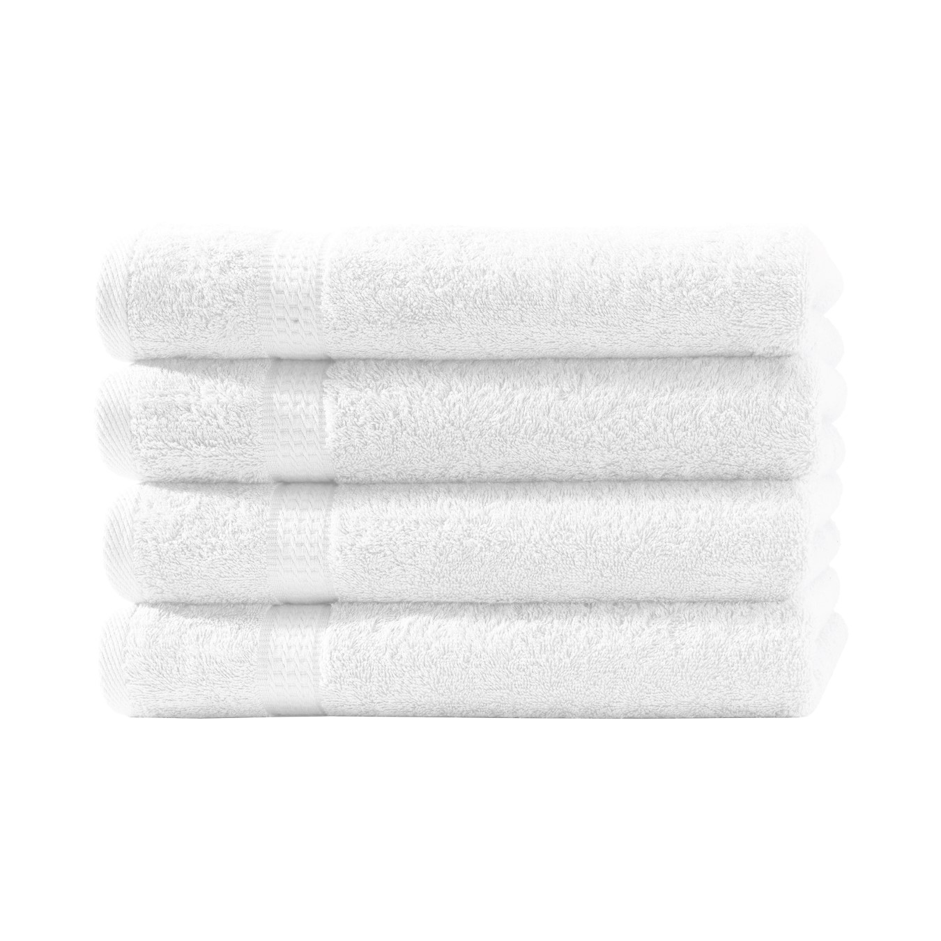 Frottierware Elegance 500gm in große 50x100 cm | Weiss Farbe