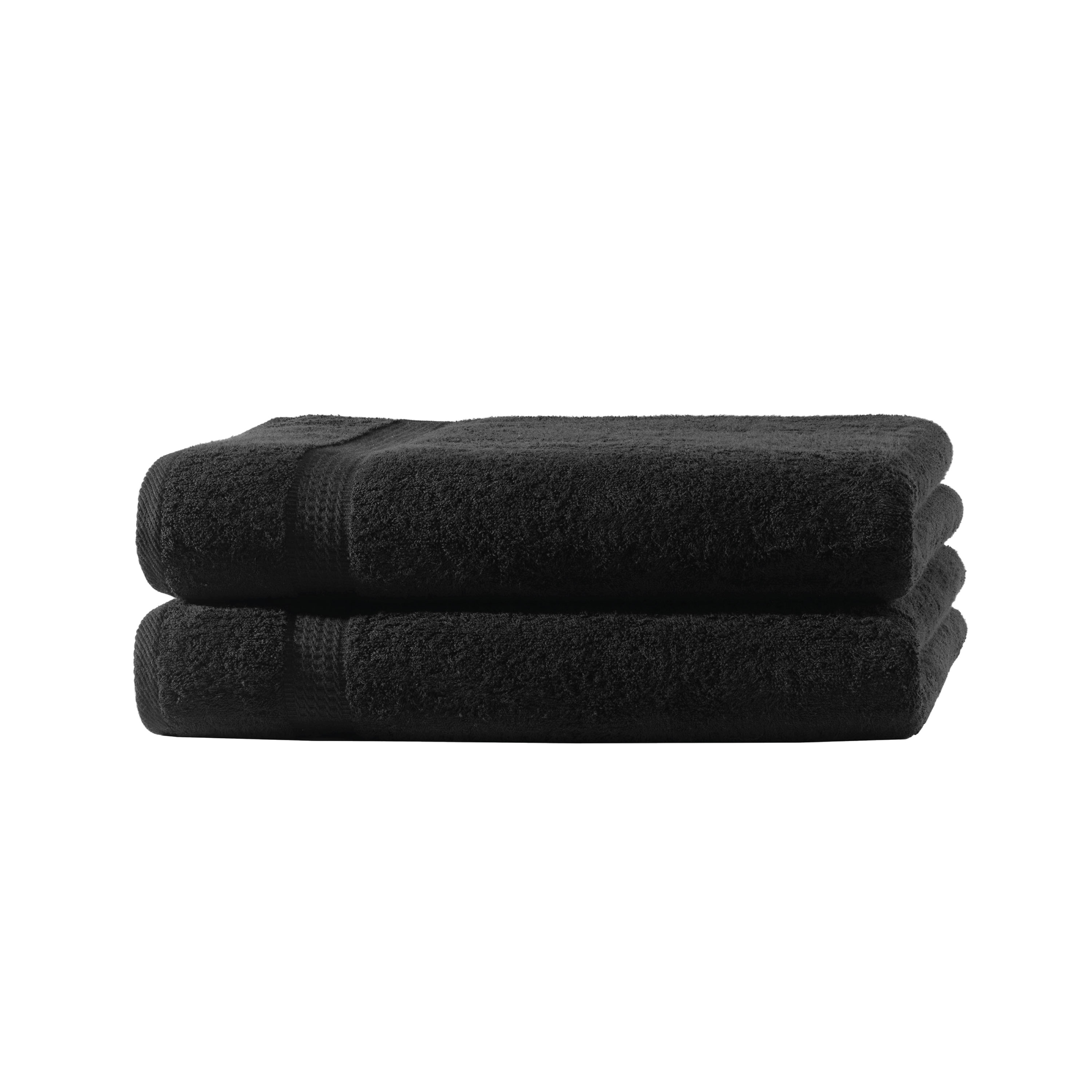 Frottierware Elegance 500gm in große 70x140 cm | Schwarz Farbe